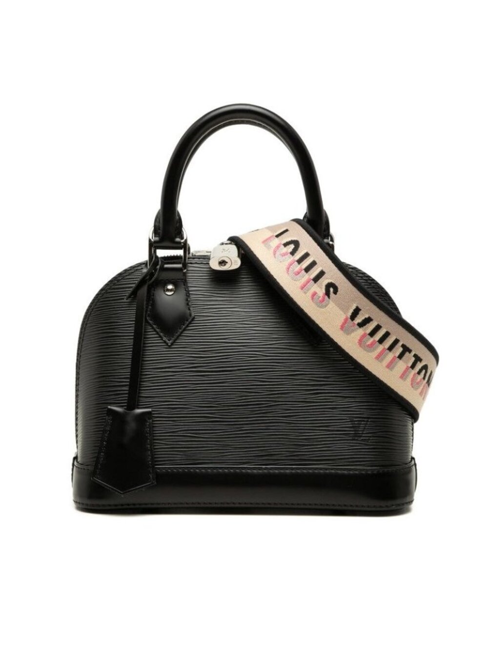 Louis Vuitton Epi Alma BB 2-Way Shoulder Bag Noir Black Leather
